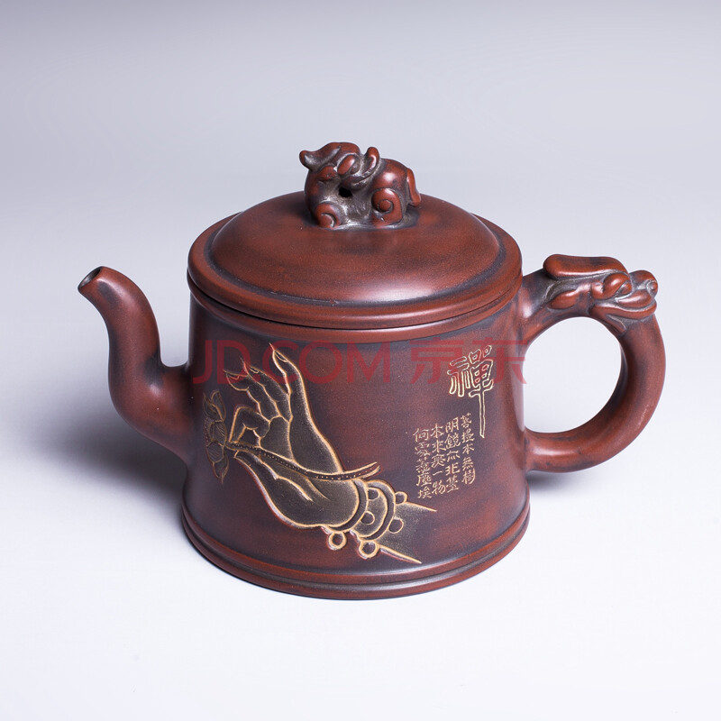 实力陶者 青年陶艺师 马武宏 浮雕佛手禅意壶