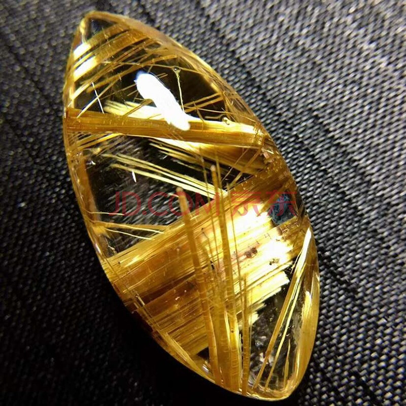 大脸猫天然钛晶马眼裸石吊坠c4