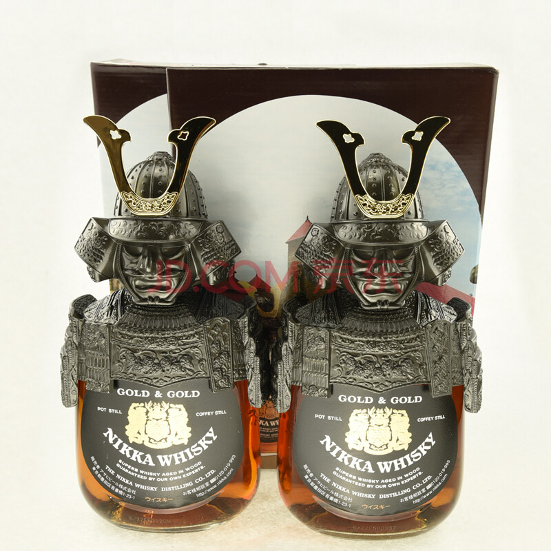 3,余市武士威士忌 单一麦芽威士忌 750ml 43vol 2瓶