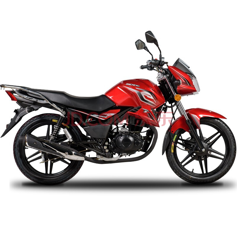 金城摩托 跨骑车 sj150-2猎枭 风冷 非水冷 国四 红色 国四