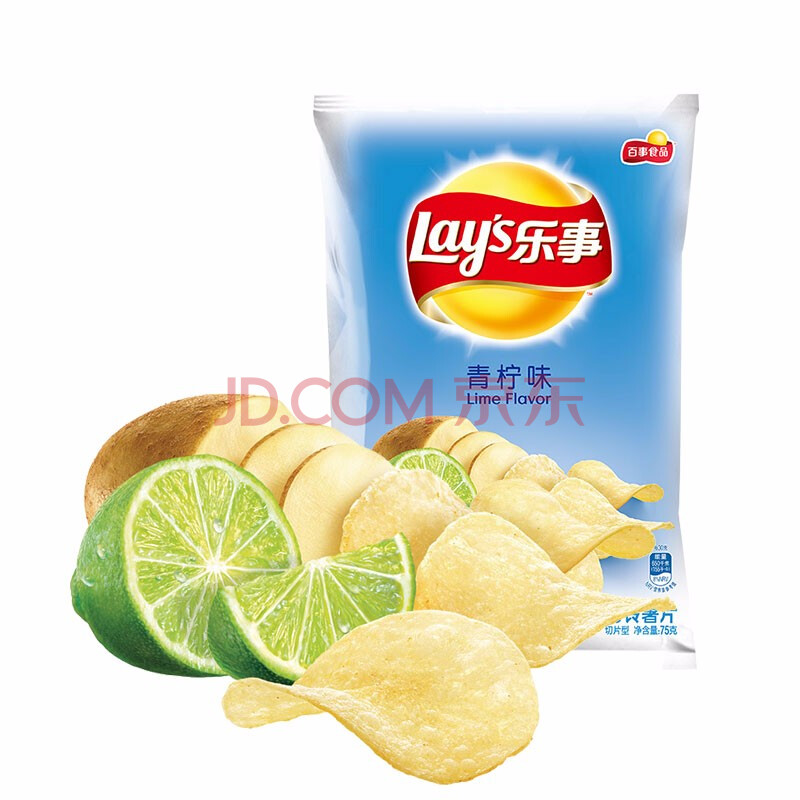 樂事(lays) 樂事薯片65g新口味櫻花牛乳味白桃味生梅味休閒膨化單包