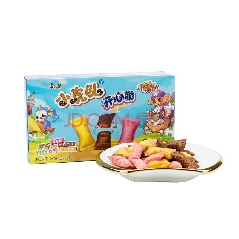 康师傅小虎队开心脆欢乐缤纷口味40g