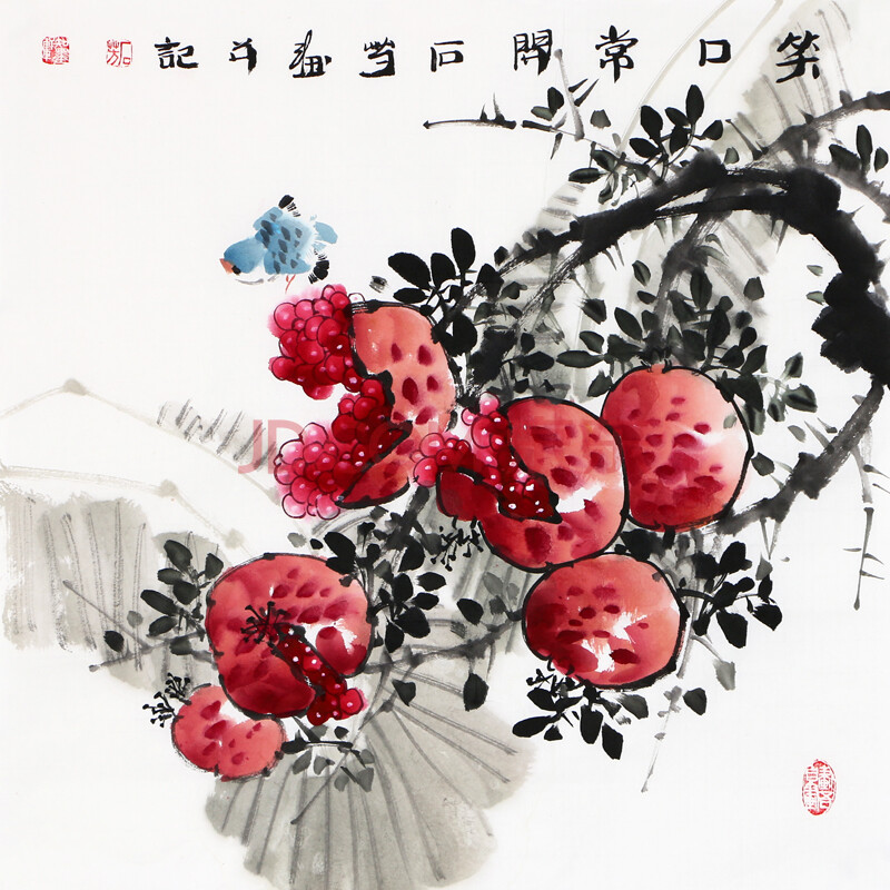 石芳《笑口常开》上海美协会员