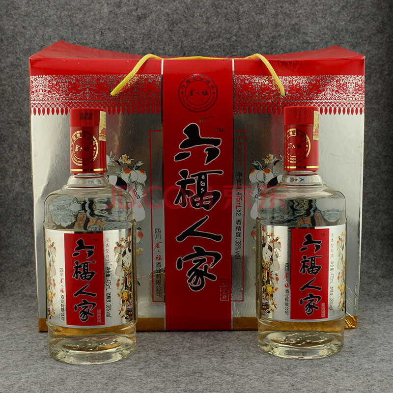 16-2006年四川六福人家38度(金六福牌)475ml*2瓶