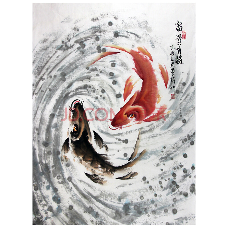 中国同泽书画院研究理事 市美协会员 陈昌义《富贵有馀》极具收藏价值