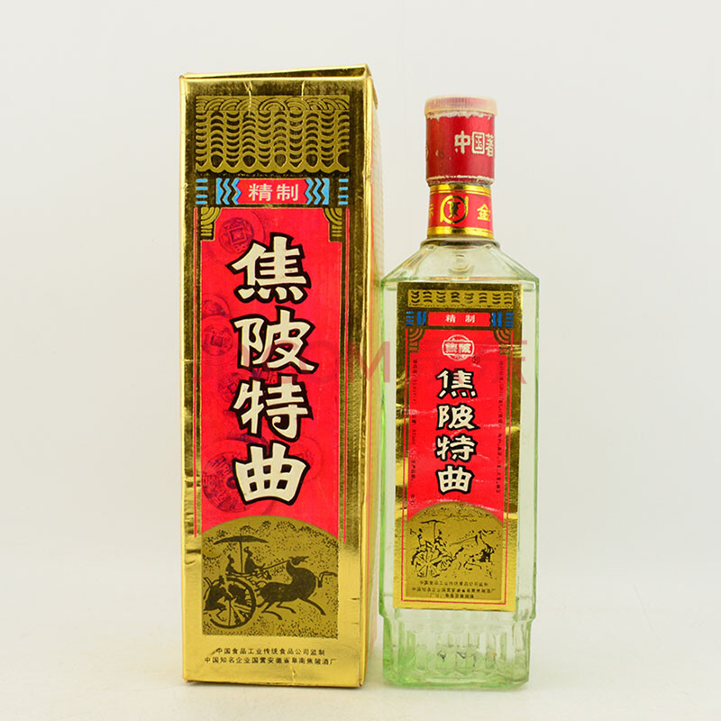 68j—96年安徽精制焦陂特曲51度(焦陂牌)475ml 1瓶