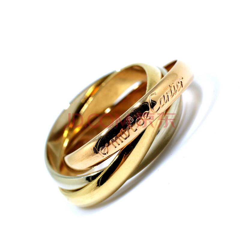 【9新】卡地亚戒指 三色金 13.18g f00185
