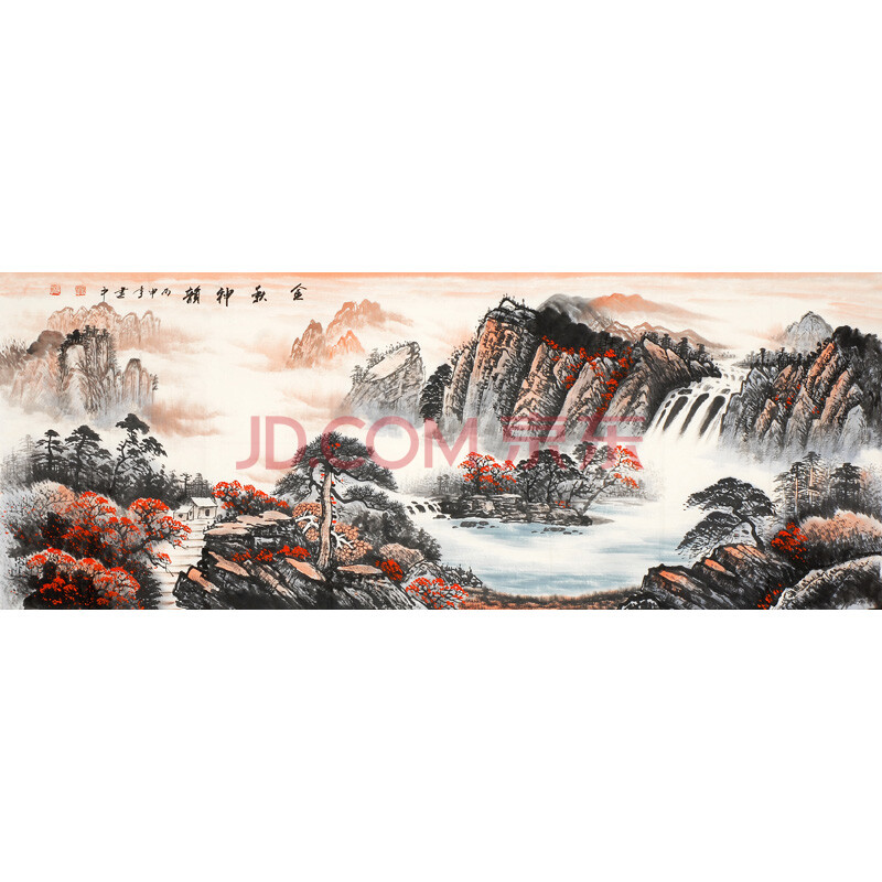 安徽兰亭艺术学院教授章建中《金秋神韵》1.8米