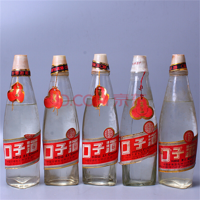 g36 國優名酒】1986-91年 口子酒 高度 500ml 5瓶-珍品拍賣-京東拍賣