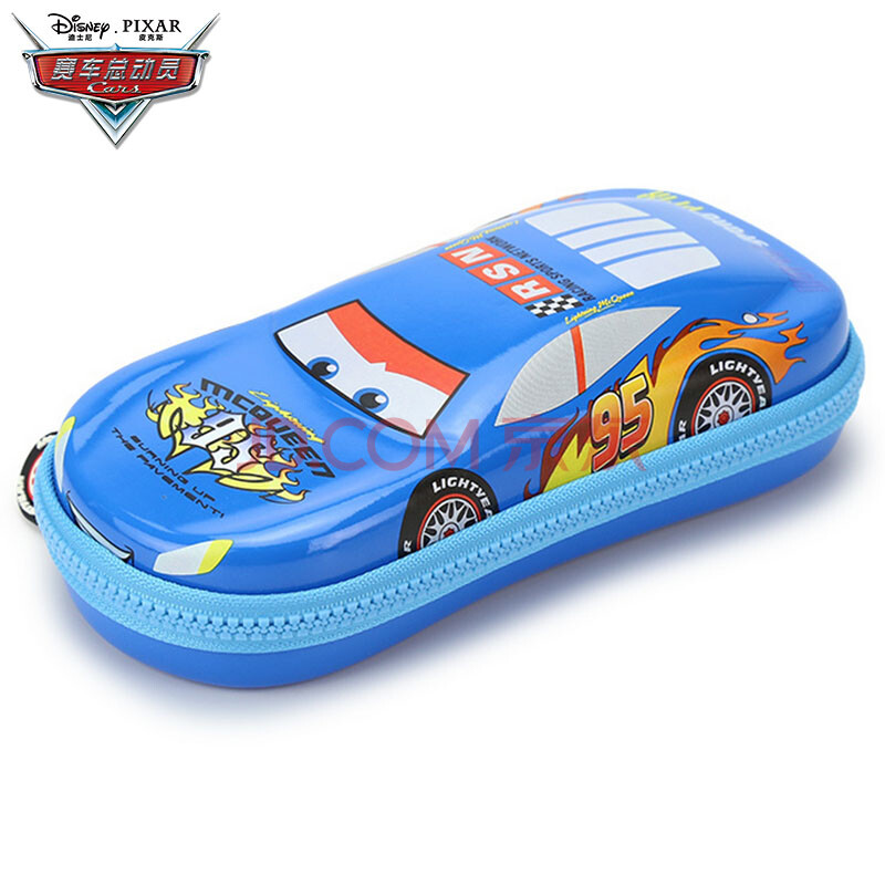 男童汽车总动员文具盒 多功能小学生铅笔盒 时尚创意笔袋 a-1005y蓝色