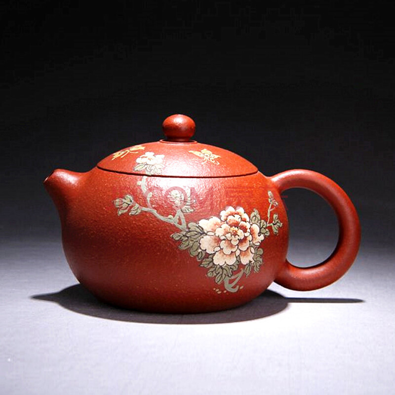 原矿调砂朱泥 《锦绣缘》 助理工艺美术师 徐萍作品 170cc
