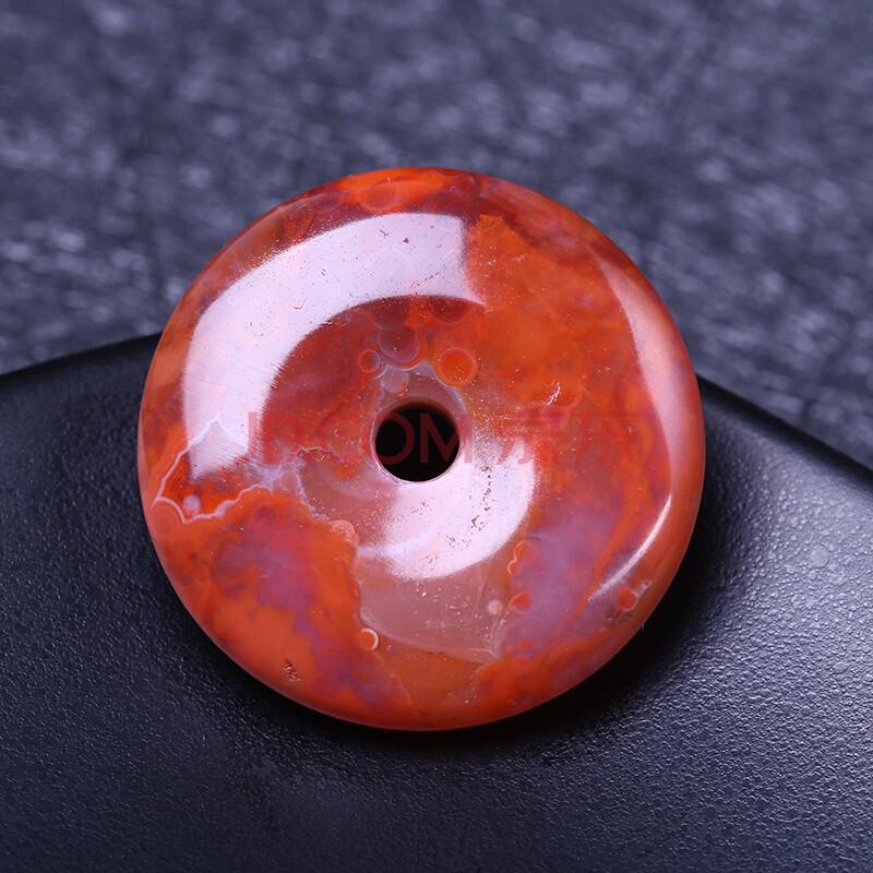 南红玛瑙吊坠 平安扣 9.51克 思瑞珠宝-京东珍品拍卖