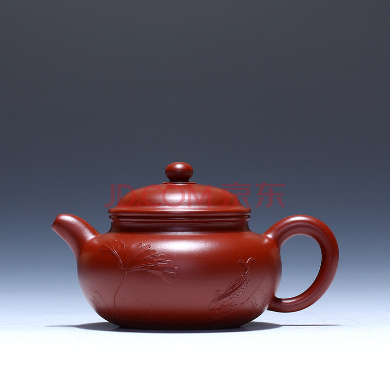 王正国 实力派陶手 大红袍【泥绘仿古】宜兴紫砂壶茶壶