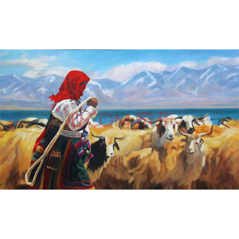 黄海帆《牧羊人》
