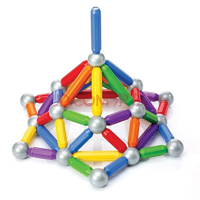 86件neoformers贝磁磁力棒积木磁力建构棒儿童益智玩具魔磁棒