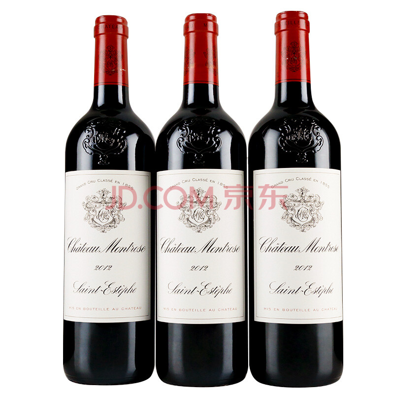 【3瓶】2012年 玫瑰庄园干红葡萄酒 chateau montrose