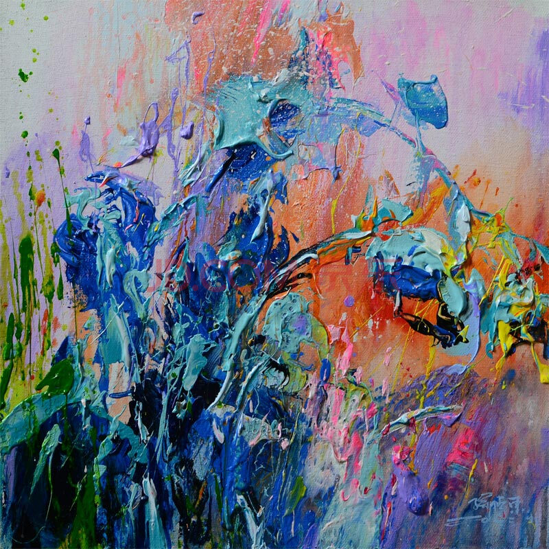 孙晓东 《将进二酒》 收藏级珍品 布面丙烯