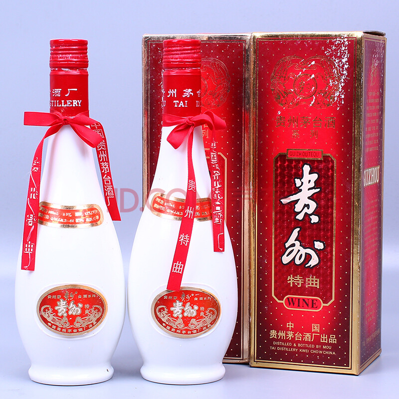 【贵州名酒】1997年(茅台酒厂)贵州特曲 53度 500ml 2瓶