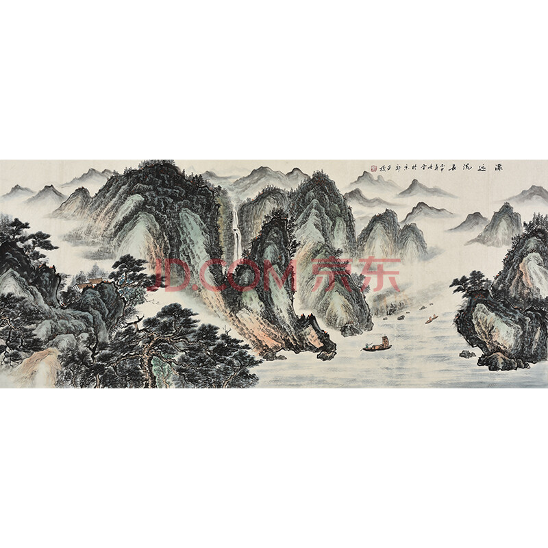 当代实力山水画家 王亚校《源远流长》