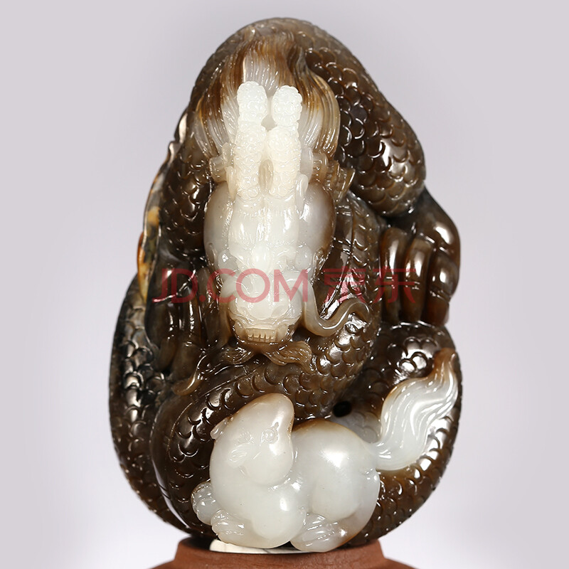 和田玉把件 多子多福180克【王石玉铺】