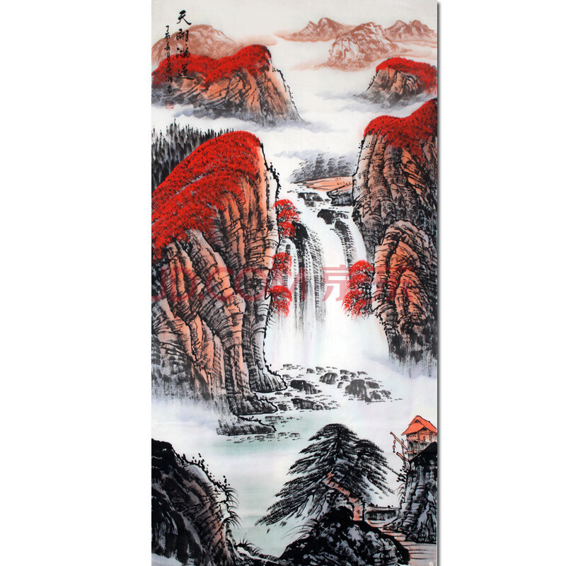 国家一级美术师 范海《天开鸿运》 鸿运当头 实力派山水画家