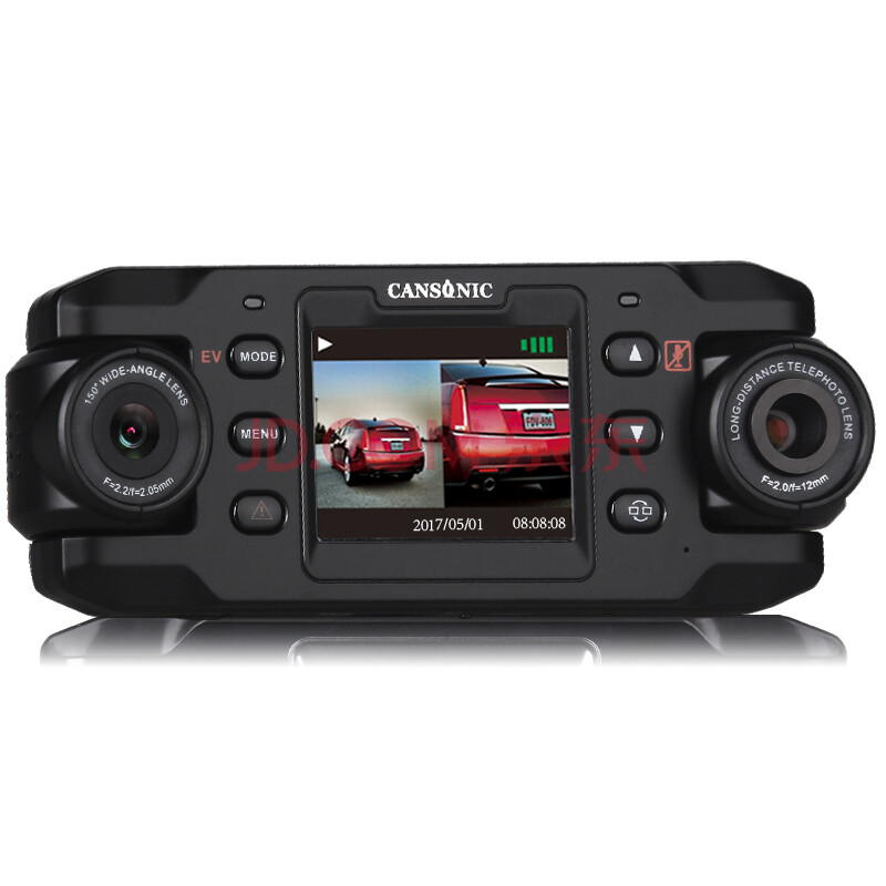 行车记录仪双镜头行车记录仪高清夜视广角 1080p台湾品牌汽车黑匣子