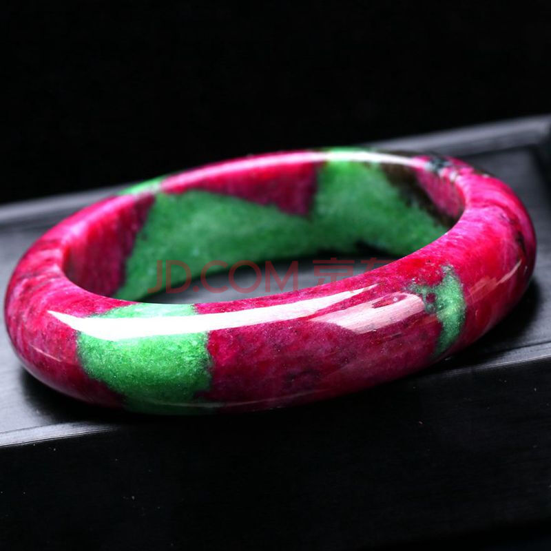 内径58.5mm红绿宝手镯 97.09g 国瑞珠宝