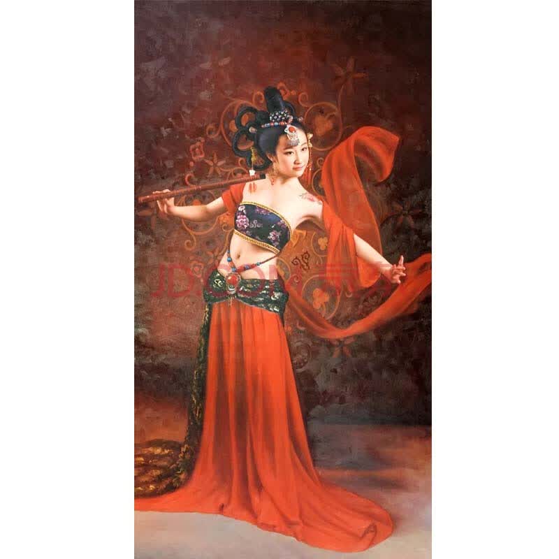 杜晓枫 《暗香-皎若秋月》 布面油画