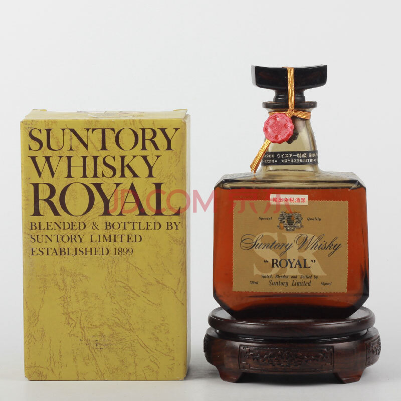 (v19)80年代三得利皇家royal调和威士忌43度720ml