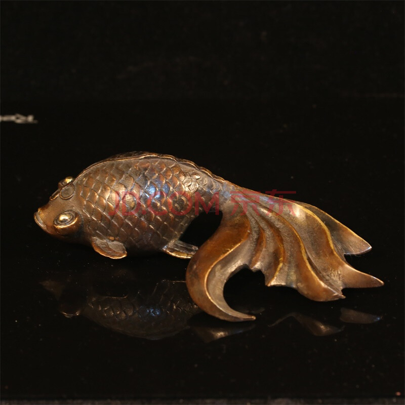 黄铜金鱼摆件