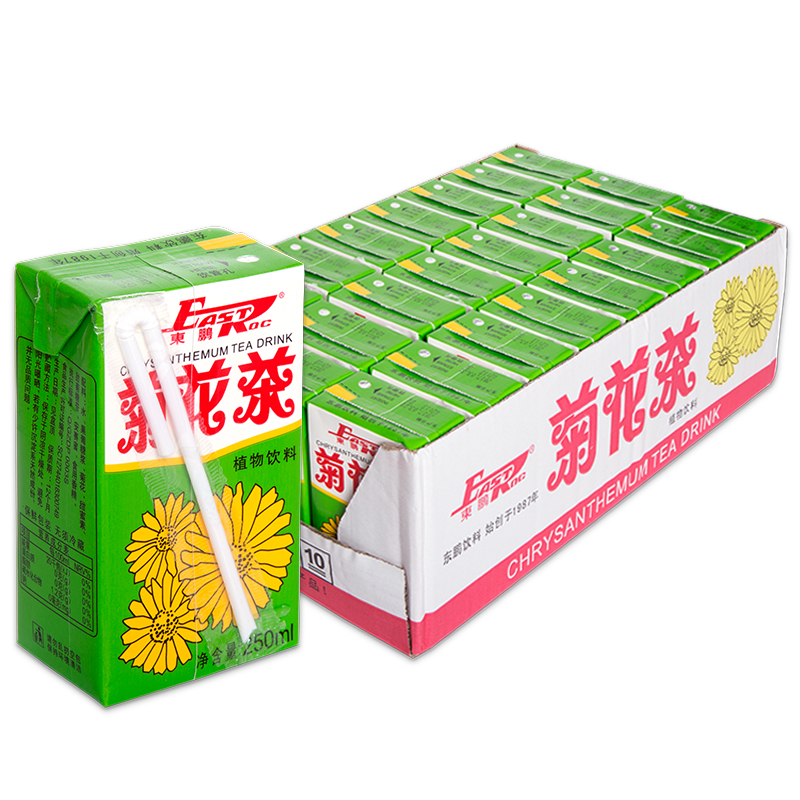 东鹏(eastroc)菊花茶植物饮料 250ml*24盒/箱 特色茶饮料 东鹏特饮同