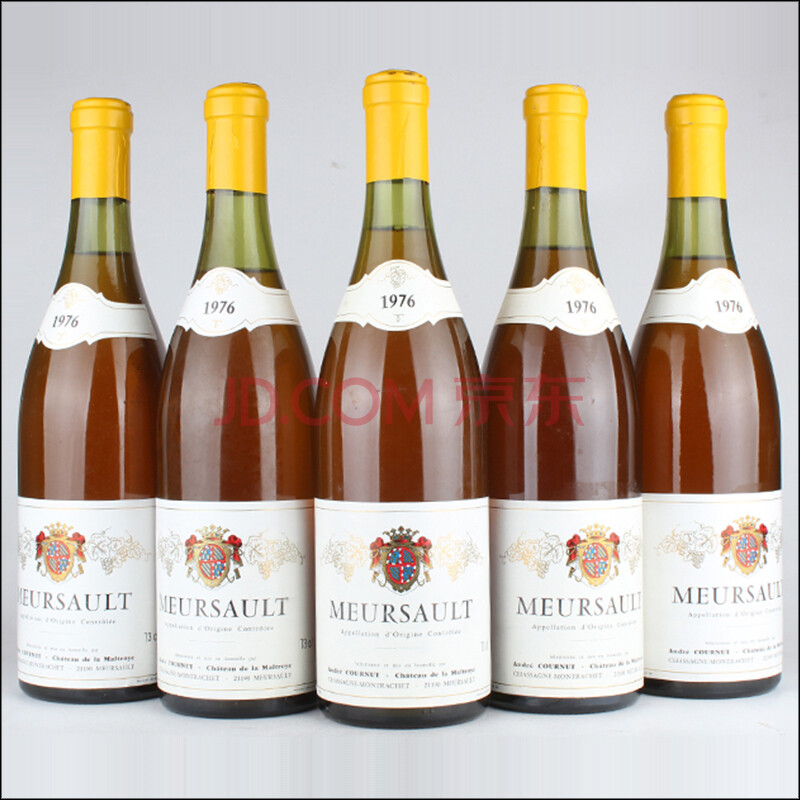 1976年 蒙特涅酒庄默尔索干白 meursault 750ml 5瓶