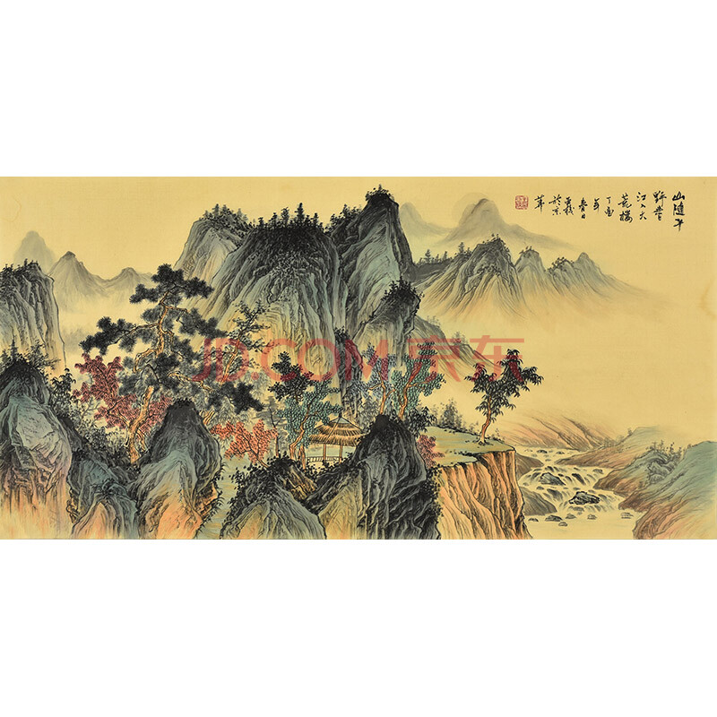 当代实力山水画家 王亚校《山随平野尽》