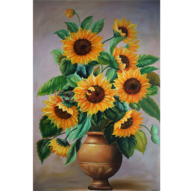 陈丽双《蒸蒸日上》布面油画