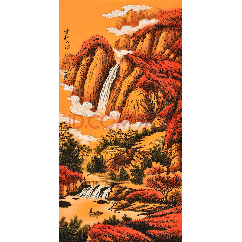 当代实力山水画家 王亚校《渔歌入浦深》