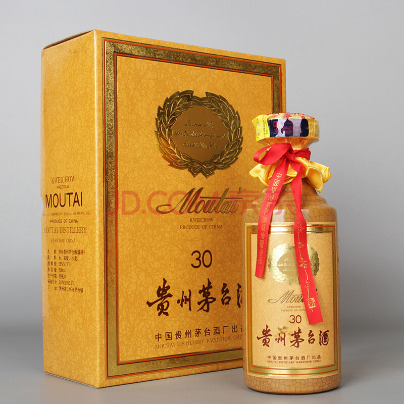 貴州茅臺酒(30年)2000年 醬香型 53度 500ml 【3-j-27】(收藏酒)