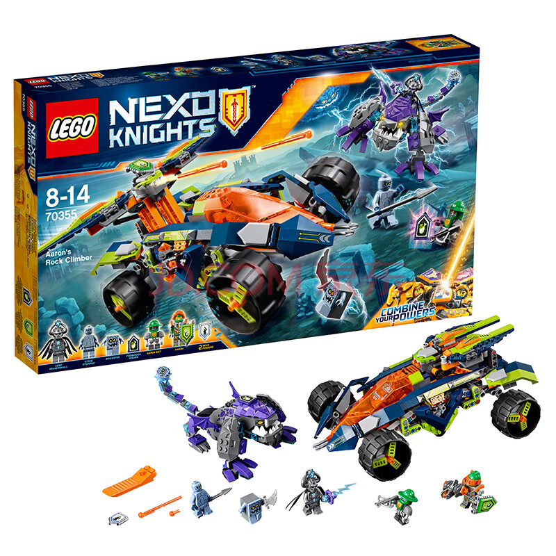 【乐高70355】乐高 未来骑士团系列 8岁-14岁 阿隆的攀岩越野战车