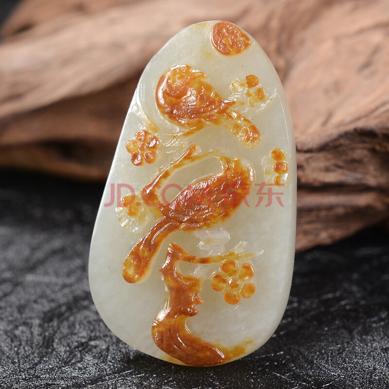 玉雕名家高守亮作品 和田玉喜上眉梢挂件 18.15克 醒石玺玥