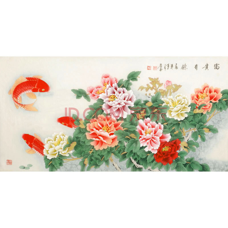 职业画家 李万《富贵有余》