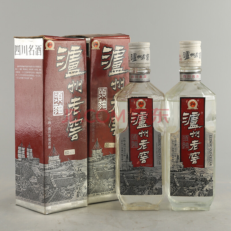 瀘州老窖頭曲 1991年 60度 500ml 2瓶 【31】(白酒)