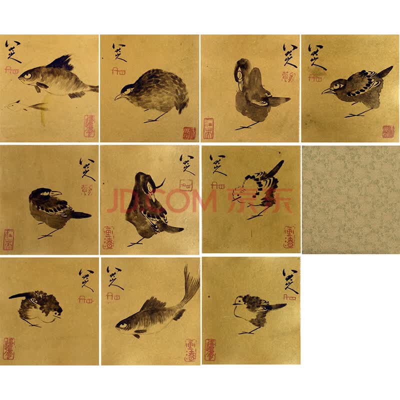 八大山人《鱼鸟图》