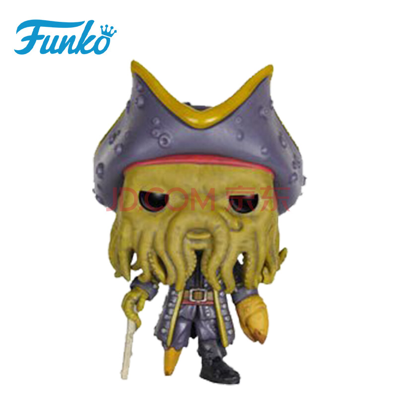 【动漫城】funko 迪斯尼加勒比海盗pop公仔戴维·琼斯模型摆件创意