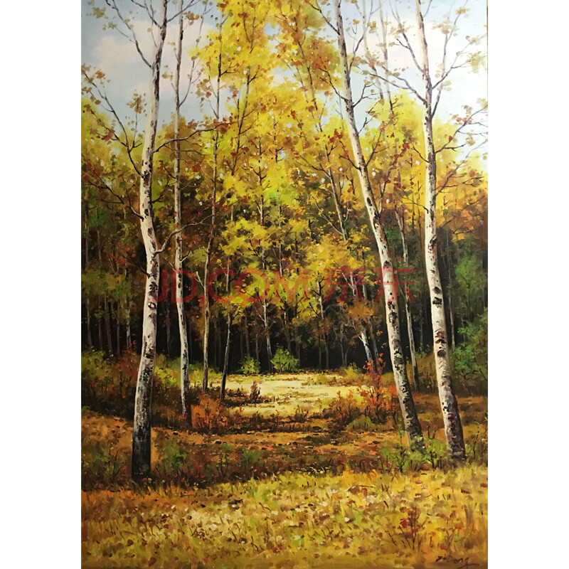 李永东《金秋》100x65cm 布面油画