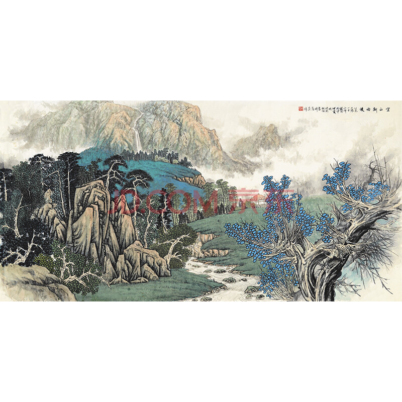 中国国画家协会会员 吴非《空山新雨后》