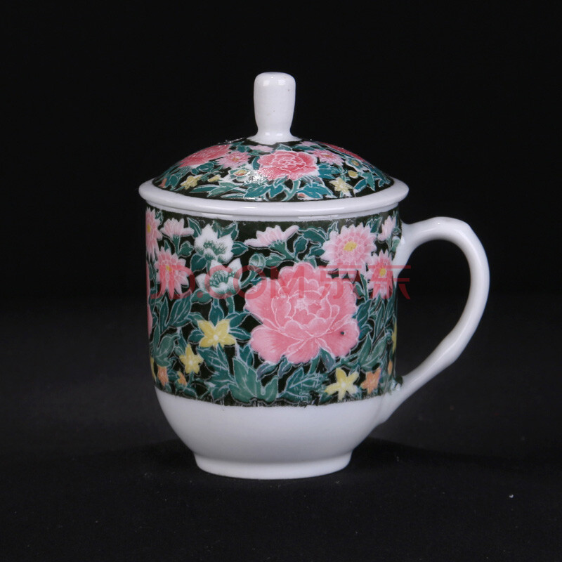 存世稀少 官窑出品!七十年代 人民大会堂用瓷 满花系列常委杯