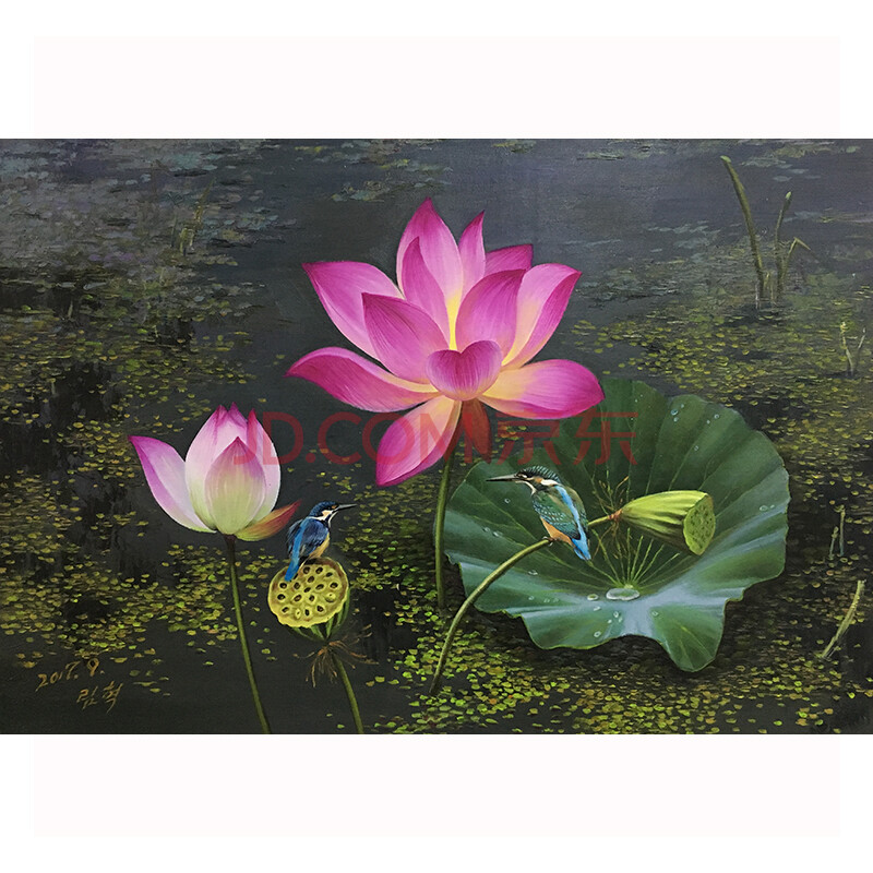 朝鲜一级画家 林赫《清香袭人》