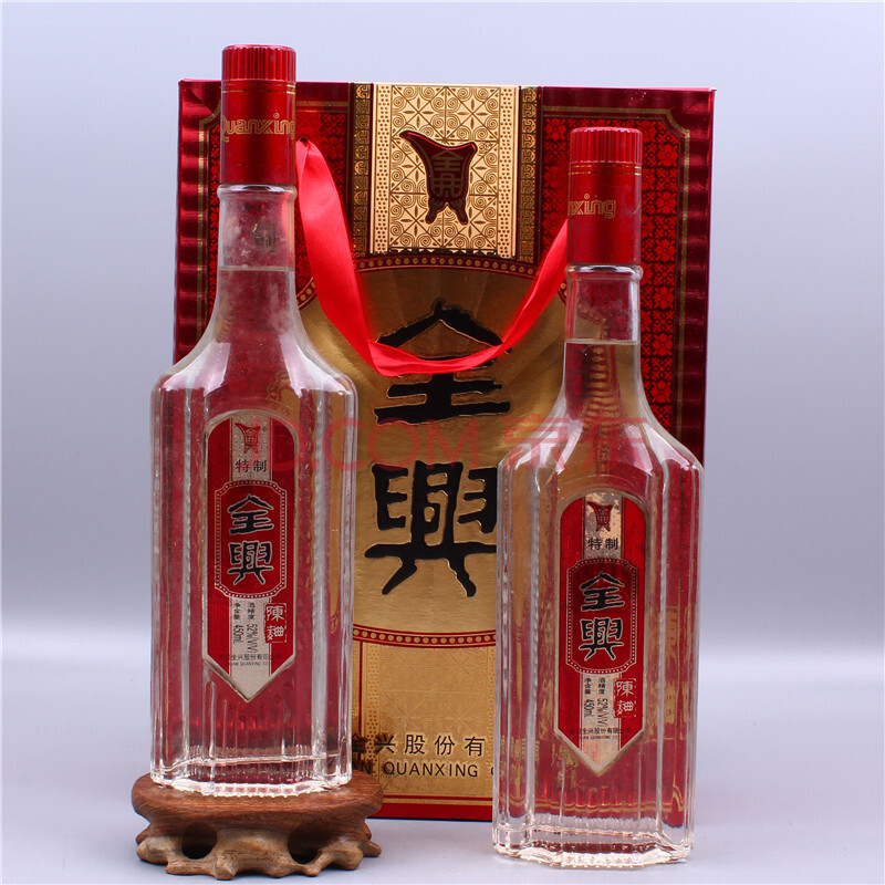 全兴陈曲 2002年 52度 450ml 1盒2瓶【28(白酒 老酒)