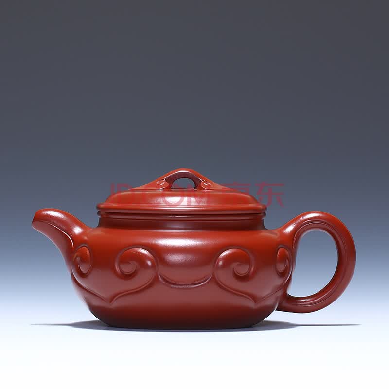 刘建明 助理工艺师 朱泥【仿古如意】宜兴紫砂壶茶壶