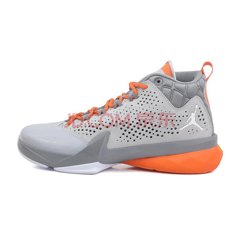 jordan flight time男子篮球鞋 aj团队训练款 682867-005灰橙 43