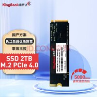 ٴKINGBANK2TB SSD̬Ӳ M.2ӿ(NVMeЭ PCIe 4.0 x4) KP260 洢Բ 